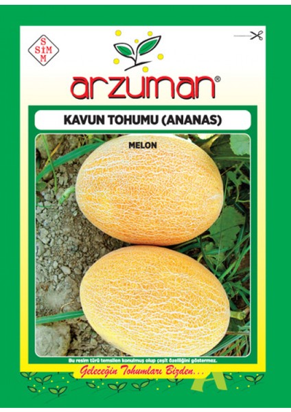 Karahasanoğlu Tarım Ananas Kavun Tohumu 10 gr Ort 200 Ad Tohum