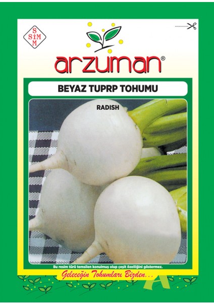 Beyaz Turp Tohumu 25 gr Ort 2250 Ad Tohum