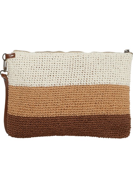 Artı-Artı Dünya Şehirleri Serisi 008 Krem Kahve Bej Kadın Delhi Özel Koleksiyon El Örgü Çanta fırsatları