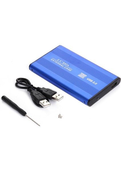 2,5" Sata Harddisk Kutusu - Sata HDD Kutu - Mavi Renk
