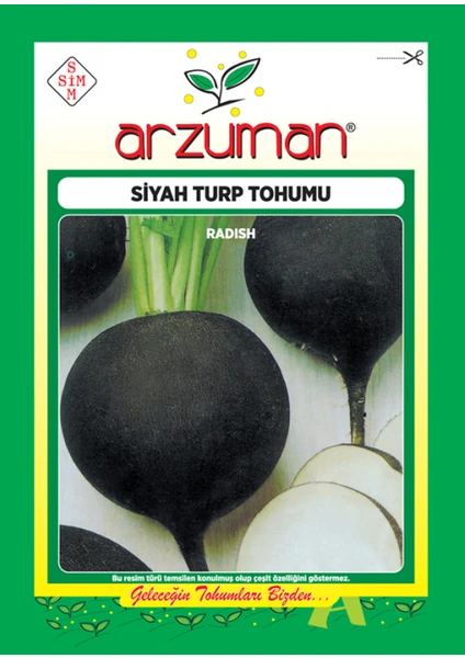 Karahasanoğlu Tarım Siyah Turp Tohumu 10 gr Takribi 900 Adet Tohum