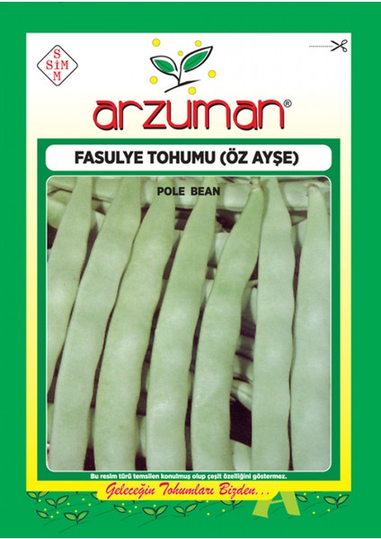 Öz Ayşe Sırık Fasulye Tohumu 50 gr