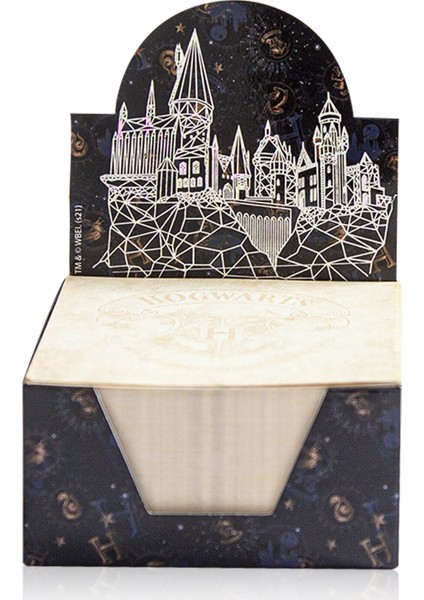 Küp Bloknot 9 x 9 cm Harry Potter Notluk Hogwatrs Silver Gümüş modelleri