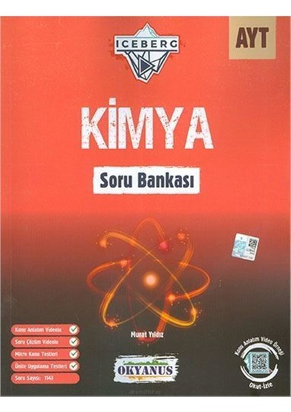 Okyanus Yayınları AYT Kimya Fizik ve Biyoloji Soru Bankası Seti