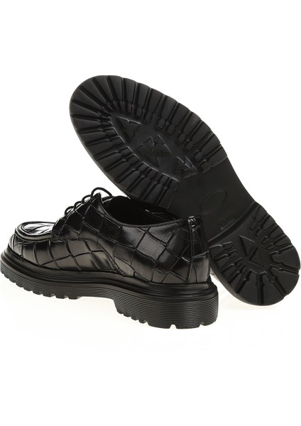Eva Taban Kroko Deri Casual Ayakkabı modelleri