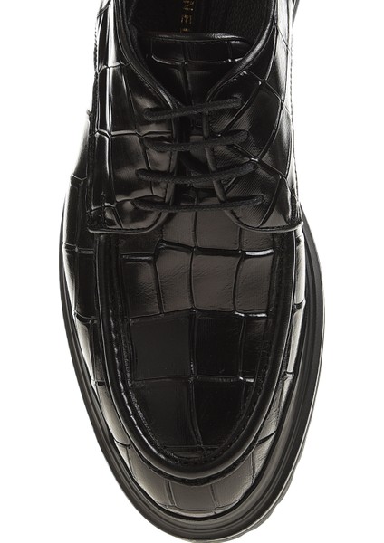 Eva Taban Kroko Deri Casual Ayakkabı fırsatları