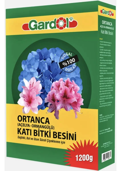 Ortanca Için Katı Gübre 1200 gr Ortancaların Ihtiyacı Olan Tüm Besin Maddelerini Sağlar