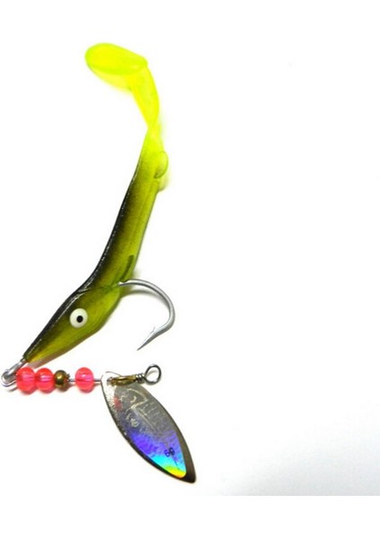 2 Li Kauçuk - Kancalı Balık Yemi 12CM