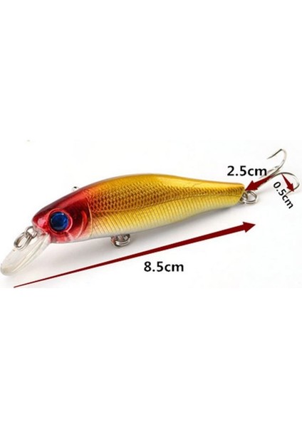 Çift Karbon Çelik Kanca 8,5 cm 8,5 gr