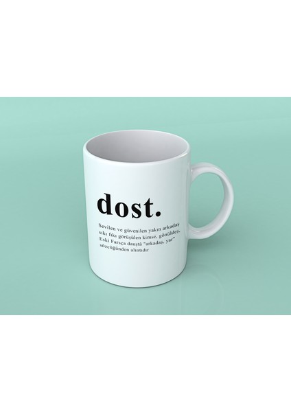 Baskılı Kupa Bardak Dost