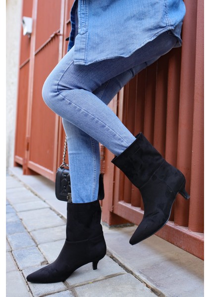 Missha Siyah Süet Kadın Bot modelleri