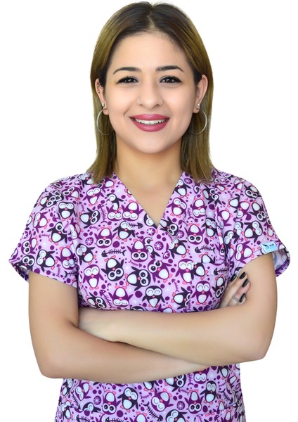 Neşeli Penguenler Temalı Unisex Likralı Üst Forma