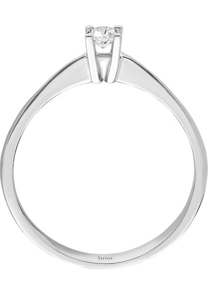 0,10 Karat Pırlanta Tektaş Yüzük 0417R0250 modelleri