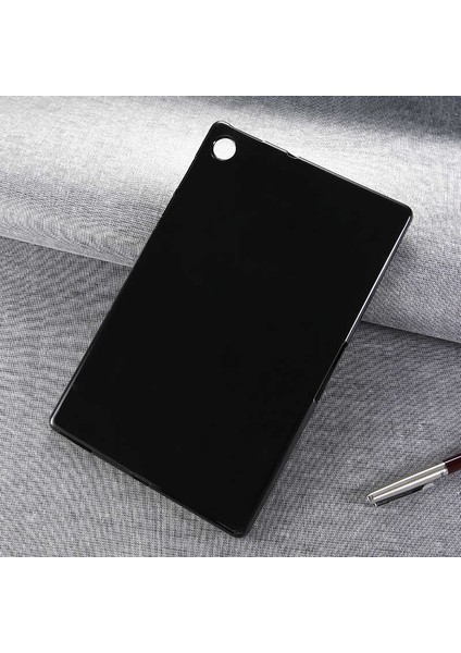 Lenovo M10 Plus (TB-X606F 10.3") Uyumlu Kılıf Yumuşak Esnek Ultra Ince Siyah