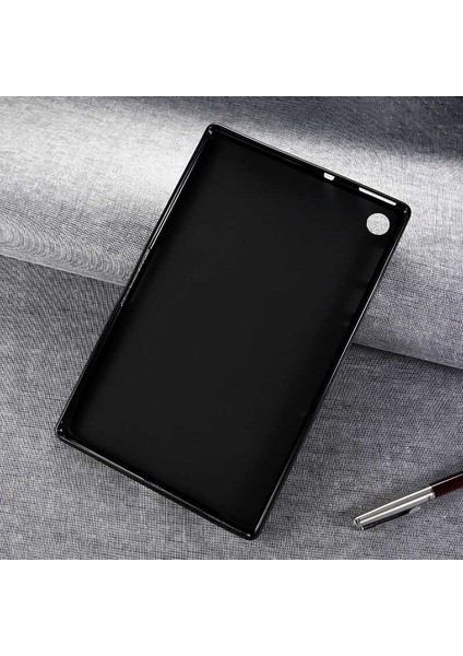 Lenovo M10 Plus (TB-X606F 10.3") Uyumlu Kılıf Yumuşak Esnek Ultra Ince Siyah