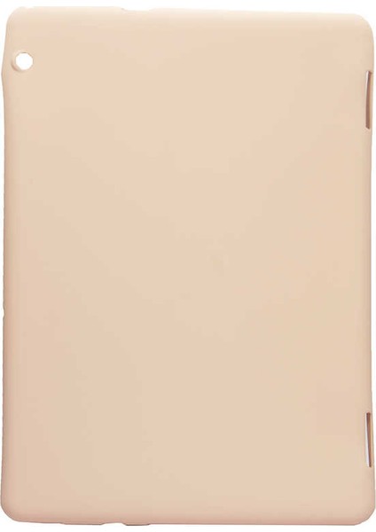Huawei T5 10 Inç Uyumlu Kılıf Soft Yumuşak Pürüzsüz Yüzey Silikon Rose Gold