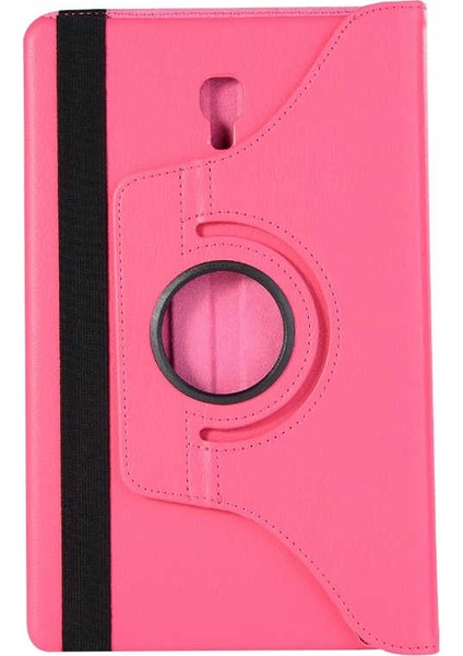 Samsung Galaxy T830 Uyumlu Kılıf (Tab S4) Standlı Pu-Leather Desing Koyu Pembe