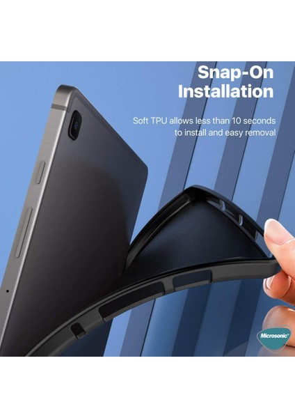 Samsung Galaxy P610 Kılıf S6 Lite Uyumlu Kılıf Yumuşak ve Pürüzsüz Ultra Kalite Siyah fiyatları