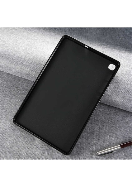 Samsung Galaxy T500 Uyumlu Kılıf Tab A7 10.4" Yumuşak ve Pürüzsüz Ultra Kalite Siyah