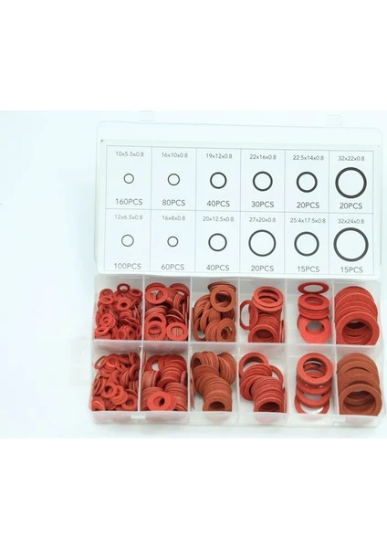 Fiber Conta Seti Fiber O-Ring Seti 600 Parça