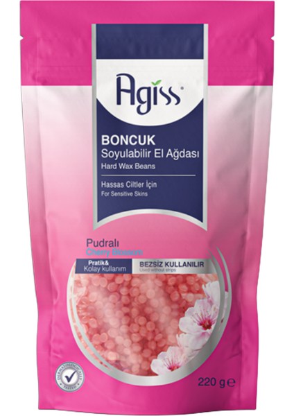 s Pudralı Soyulabilir Boncuk Ağda Seti 4 Parça
