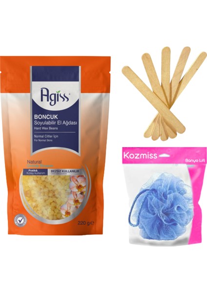s Naturel Soyulabilir Boncuk Ağda Seti 3 Parça