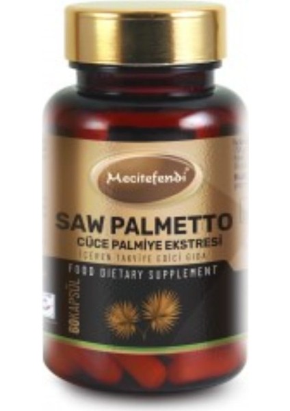 Saw Palmetto Cüce Palmiye Extresi 580MG*60 Kapsül