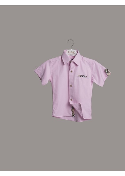 Burberry Şeritli Erkek Çocuk Gömlek