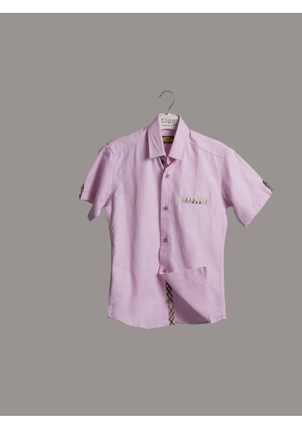 Burberry Şeritli Erkek Çocuk Gömlek