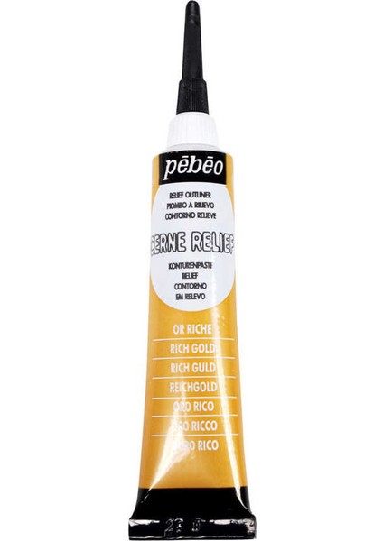 Cam Boya Kontürü 20 ml Tüp - 773120 Dark Gold
