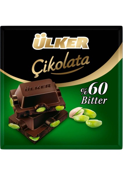 C Kare %60 Bitter Antep Fıstıklı 65 gr