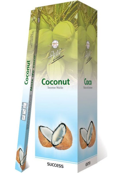 Flute Incense Sticks Coconut 20 Adet Çubuk Tütsü