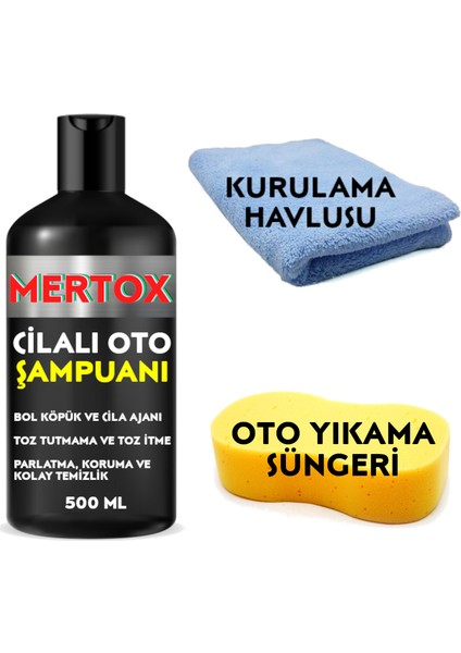 Otomobil Araç Araba Oto Şampuanı 500ML Temizleme Bakım