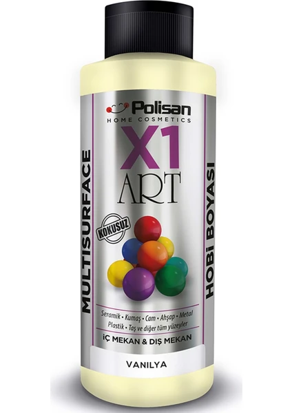 X1 Art Multisurface Hobi Boyası - Vanilya - 120 ml