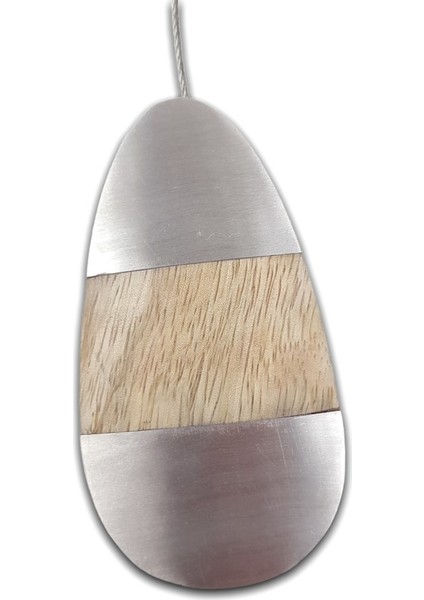 Metal ve Ahşap Elips Mıknatıslı Perde Tutucu Magnet