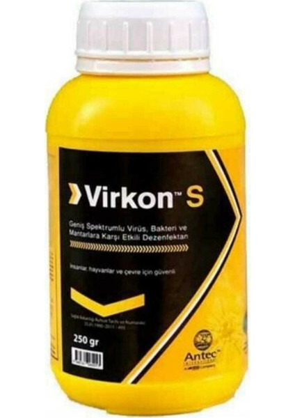 Refarm Virkon S Geniş Spektrumlu Virüsidal Pet ve Ortam Dezenfektanı 250GR