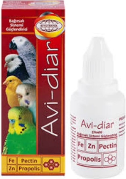 Biyoteknik Avi-Diar Kuşlar Için Bagırsak Sistemi 30 cc