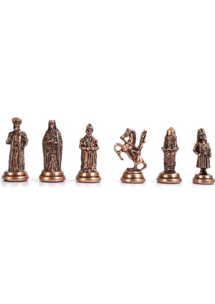 Gifthome Metal Satranç Takımı/seti;orta,osmanlı&bizans,antik,gri Mermer Desenli Satranç Tahtası indirimleri