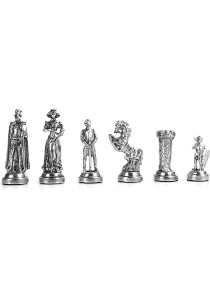 Gifthome Metal Satranç Takımı / Seti ; Orta, Ingiliz, Antik, Gri Mermer Desenli Satranç Tahtası indirimleri