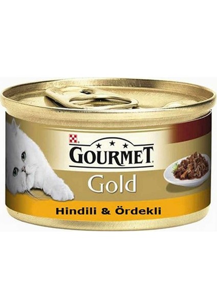 Hindi Ördek Çifte Lezzet Kedi Konservesi 24X85 gr