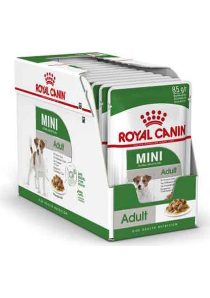 Royal Canin Mini Adult Pouch Yetişkin Köpek Konservesi 12X85 gr