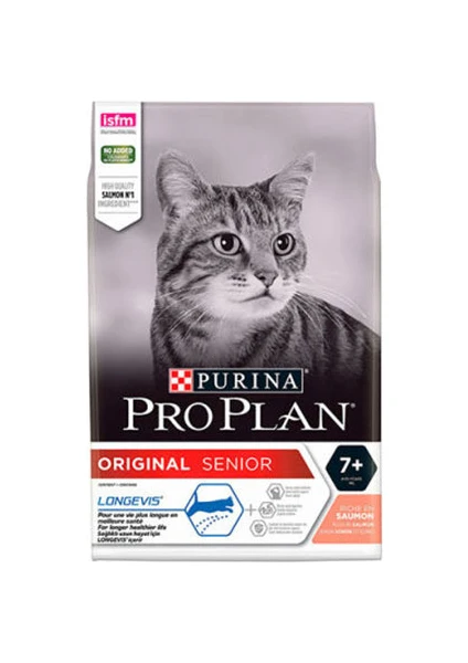 Pro Plan Adult Senior Somon Yaşlı Kuru Kedi Maması 3 kg