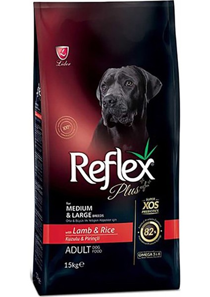 Orta Büyük Irk Kuzu Yetişkin Köpek Maması 15 kg