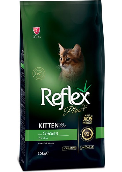 Reflex Plus Tavuklu Yavru Kedi Maması 15 kg