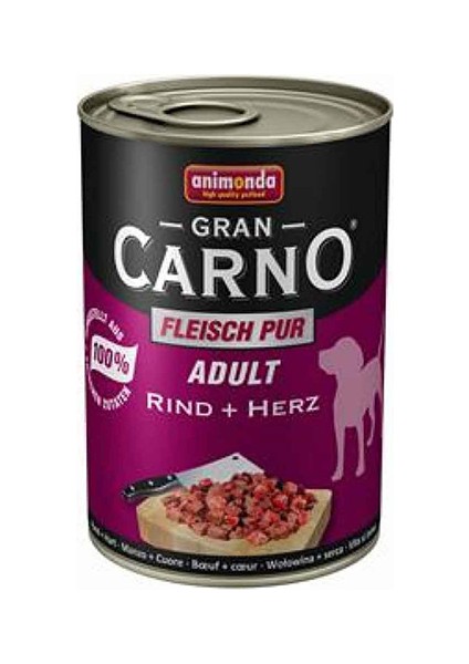 Grand Carno Sığır Etli Yürekli Köpek Konservesi 400 gr
