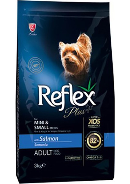 Reflex Plus Küçük Mini Irklar Somonlu Köpek Maması 3 kg