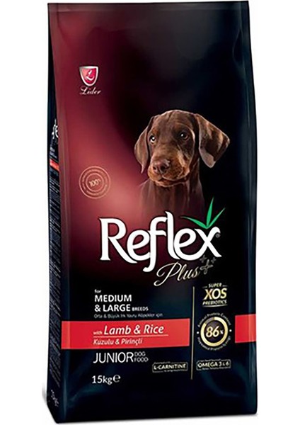 Orta Büyük Irk Kuzulu Yavru Köpek Maması 15 kg