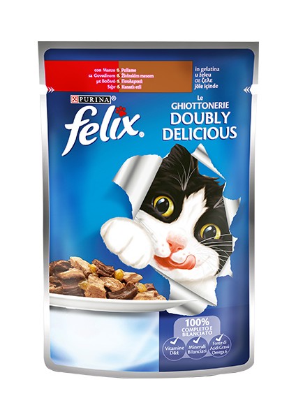 Sığır Etli & Tavuklu Yetişkin Kedi Konservesi 6X100 gr