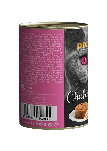 Kitten Tavuklu Yavru Kedi Konservesi 400 gr modelleri
