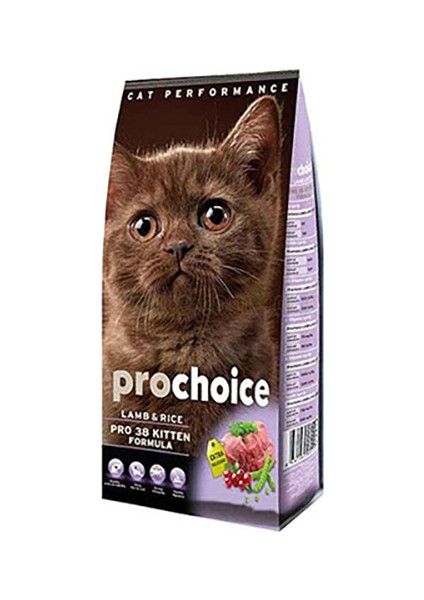 Pro 38 Cat Kıtten Lamb & Rıce 15 kg